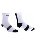 BBB Șosete clasice de ciclism - HIGHFEET - alb