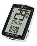 SIGMA SPORT tahometru - BC 16.16 STS CAD TOPLINE 016 - alb/negru