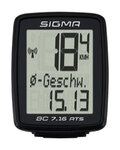 SIGMA SPORT tahometru - BC 7.16 ATS TOPLINE 016 - negru