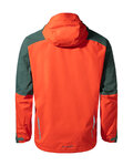 VAUDE jachetă impermeabilă - MOAB RAIN  - verde/roșu