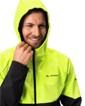 VAUDE Jachetă rezistentă la vânt de ciclism - QIMSA SOFTSHELL - negru/galben