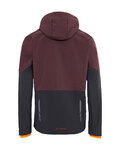 VAUDE Jachetă rezistentă la vânt de ciclism - QIMSA SOFTSHELL - bordo/negru