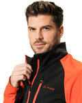 VAUDE Jachetă rezistentă la vânt de ciclism - POSTA SOFTSHELL VI - roșu/negru
