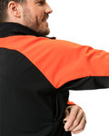 VAUDE Jachetă rezistentă la vânt de ciclism - POSTA SOFTSHELL VI - roșu/negru