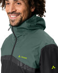 VAUDE jachetă impermeabilă - ALL YEAR MOAB 3in1 - negru/verde
