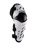LEATT genunchiere -  KNEE & SHIN GUARD DUAL AXIS - alb