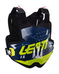 LEATT protecție spate și piept - CHEST PROTECTOR 1.5 TORQUE - negru/albastru/galben
