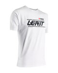 LEATT Tricou de ciclism cu mânecă scurtă - CORE - alb