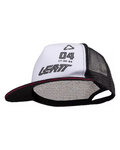 LEATT Șapcă de ciclism - TRUCKER - negru/alb
