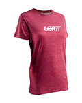 LEATT Tricou de ciclism cu mânecă scurtă - PREMIUM W - roșu