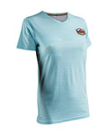 LEATT Tricou de ciclism cu mânecă scurtă - PREMIUM W - albastru