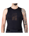 LEATT Tricou de ciclism fără mâneci - BASE - negru