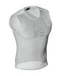 LEATT Tricou de ciclism fără mâneci - BASE - alb