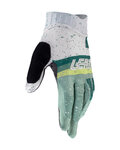 LEATT Mănuși cu degete lungi de ciclism - MTB 1.0 GRIPR JR - verde/alb