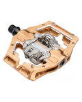 LEATT pedale - GRAVITY 6.0 CLIP-IN - bronz