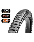 MAXXIS anvelopă - MINION DHR II 29x2.4wt EXO/TR/3C - negru