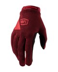 100% SPEEDLAB Mănuși cu degete lungi de ciclism - RIDECAMP - roșu