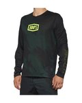 100% SPEEDLAB Tricou de ciclism cu mânecă lungă de vară - AIRMATIC LE - negru