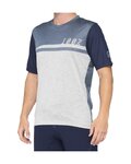 100% SPEEDLAB Tricou de ciclism cu mânecă scurtă - AIRMATIC - albastru/gri