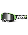 100% SPEEDLAB Ochelari de ciclism - RACECRAFT 2 - negru/alb/verde/argintiu