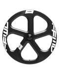 FFWD WHEELS roată - CARBON 5 SPOKE WHEEL FRONT TUBULAR SKF 1K TRACK - alb/negru