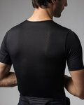 ALÉ Tricou de ciclism cu mânecă scurtă - VELO ACTIVE INTIMO - negru