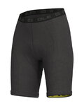 ALÉ Pantaloni scurți de ciclism fără bretele - ENDURO PADDED LINER - negru
