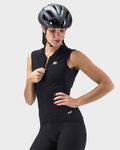 ALÉ Vestă de ciclism - CLIMA PROTECTION 2.0 THERMO LADY  - negru
