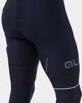 ALÉ Pantaloni de ciclism lungi cu bretele - K-TOUR KLIMATIK - negru