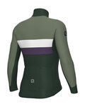 ALÉ Tricou de cilism pentru iarnă cu mânecă lungă - CHAOS OFF ROAD - GRAVEL - verde