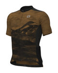 ALÉ Tricou de ciclism cu mânecă scurtă - MOUNTAIN OFF ROAD - GRAVEL - maro