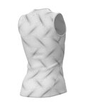 ALÉ Tricou de ciclism fără mâneci - INTIMO RIFT - alb