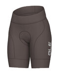 ALÉ Pantaloni scurți de ciclism fără bretele - MAGIC COLOUR PR-E - maro