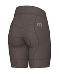 ALÉ Pantaloni scurți de ciclism fără bretele - MAGIC COLOUR PR-E - maro