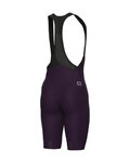 ALÉ Pantaloni scurți de ciclism cu bretele - MAGIC COLOUR PR-E - mov