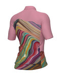 ALÉ Tricou de ciclism cu mânecă scurtă - PR-E RAINBOW - roz
