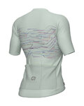 ALÉ Tricou de ciclism cu mânecă scurtă - PR-E MEGABYTE - verde deschis