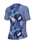 ALÉ Tricou de ciclism cu mânecă scurtă - OFF ROAD - GRAVEL BLOOM - albastru