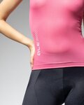 ALÉ Tricoul de ciclism fără mâneci - COLOR BLOCK PRAGMA - roz