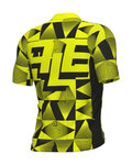 ALÉ Tricou de ciclism cu mânecă scurtă - PR-E MULTIVERSO - galben