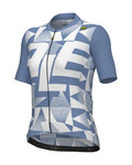 ALÉ Tricou de ciclism cu mânecă scurtă - MULTIVERSO PR-E - albastru/alb
