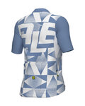 ALÉ Tricou de ciclism cu mânecă scurtă - MULTIVERSO PR-E - albastru/alb
