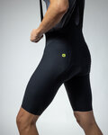 ALÉ Pantaloni scurți de ciclism cu bretele - R-EV1 HAMMER 2.0 - negru