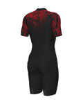 ALÉ Salopetă de ciclism - R-EV1 HIVE 2.0 - roșu/negru