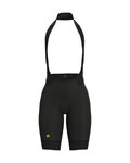 ALÉ Pantaloni scurți de ciclism cu bretele - R-EV1 VELOCITY PLUS - negru