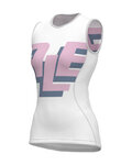 ALÉ Tricou de ciclism cu mânecă scurtă - INTIMO MULTIVERSO - alb