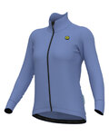 ALÉ Tricou de cilism pentru iarnă cu mânecă lungă - KLIMATIK K-IDRO - albastru deschis