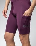 ALÉ Pantaloni scurți de ciclism cu bretele - GRAVEL-PRO OFF ROAD - - mov