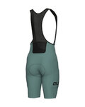 ALÉ Pantaloni scurți de ciclism cu bretele - GRAVEL-PRO OFF ROAD - - verde