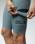ALÉ Pantaloni scurți de ciclism cu bretele - GRAVEL-PRO OFF ROAD - - verde
